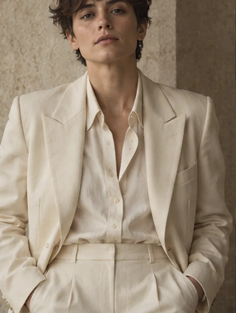 Alternate crop of the same fictional Remy Solen portrait
