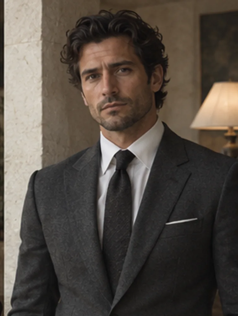 Alternate crop of the same fictional Theo Lorne portrait
