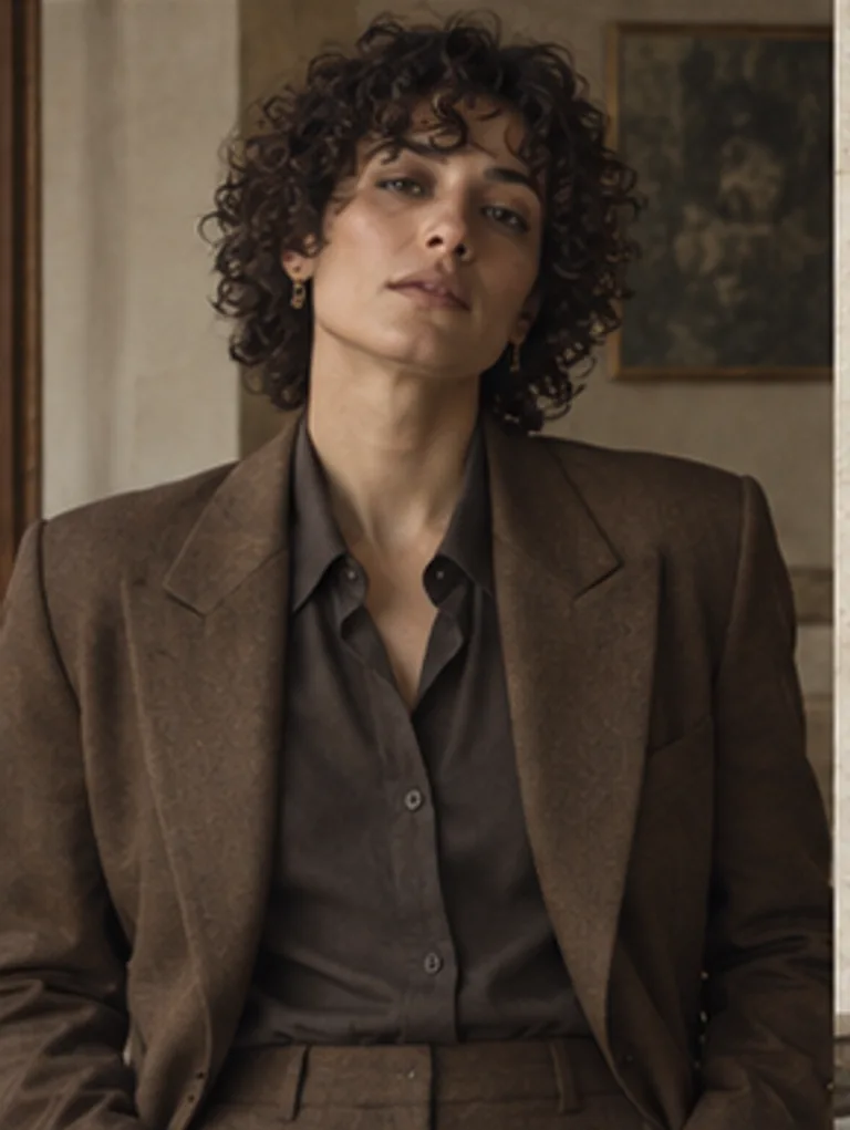 Alternate crop of the same fictional Sacha Venn portrait
