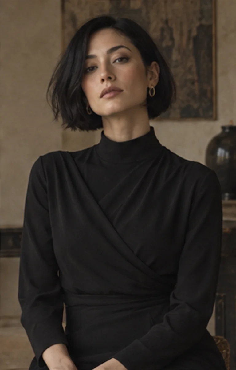 Synthetic editorial portrait of fictional Noa Bellan