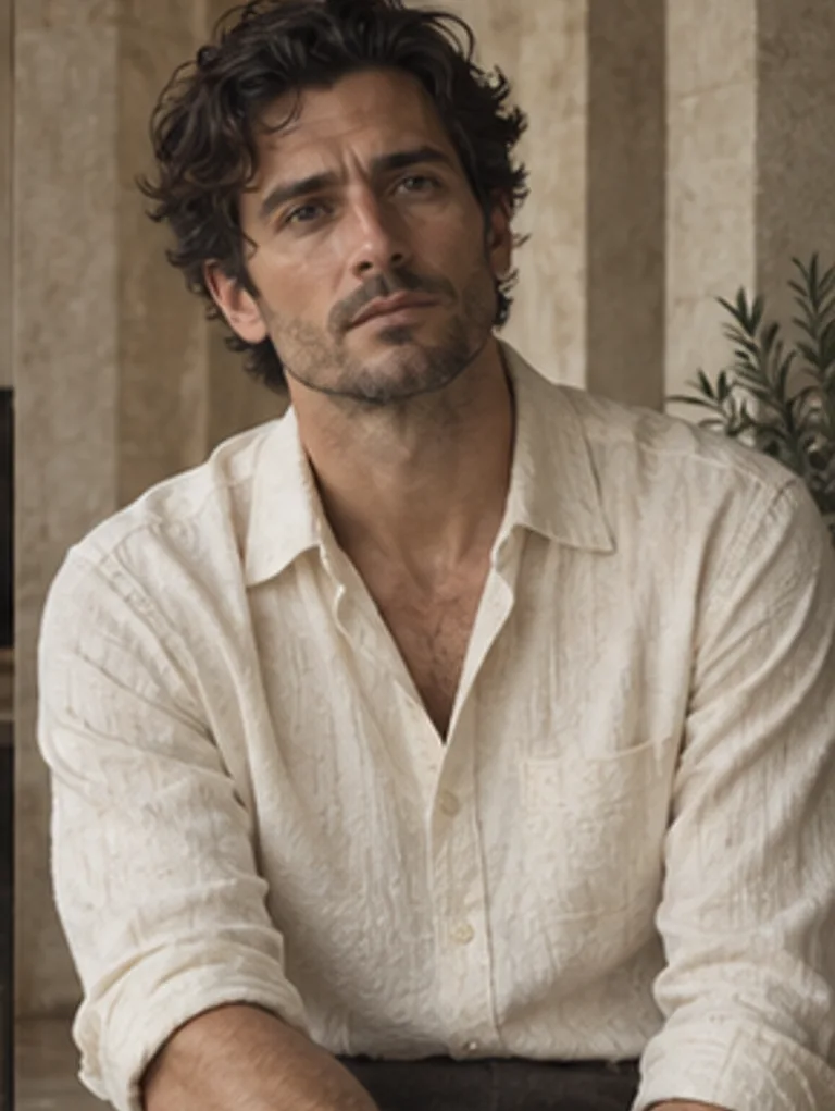 Alternate crop of the same fictional Luca Vey portrait
